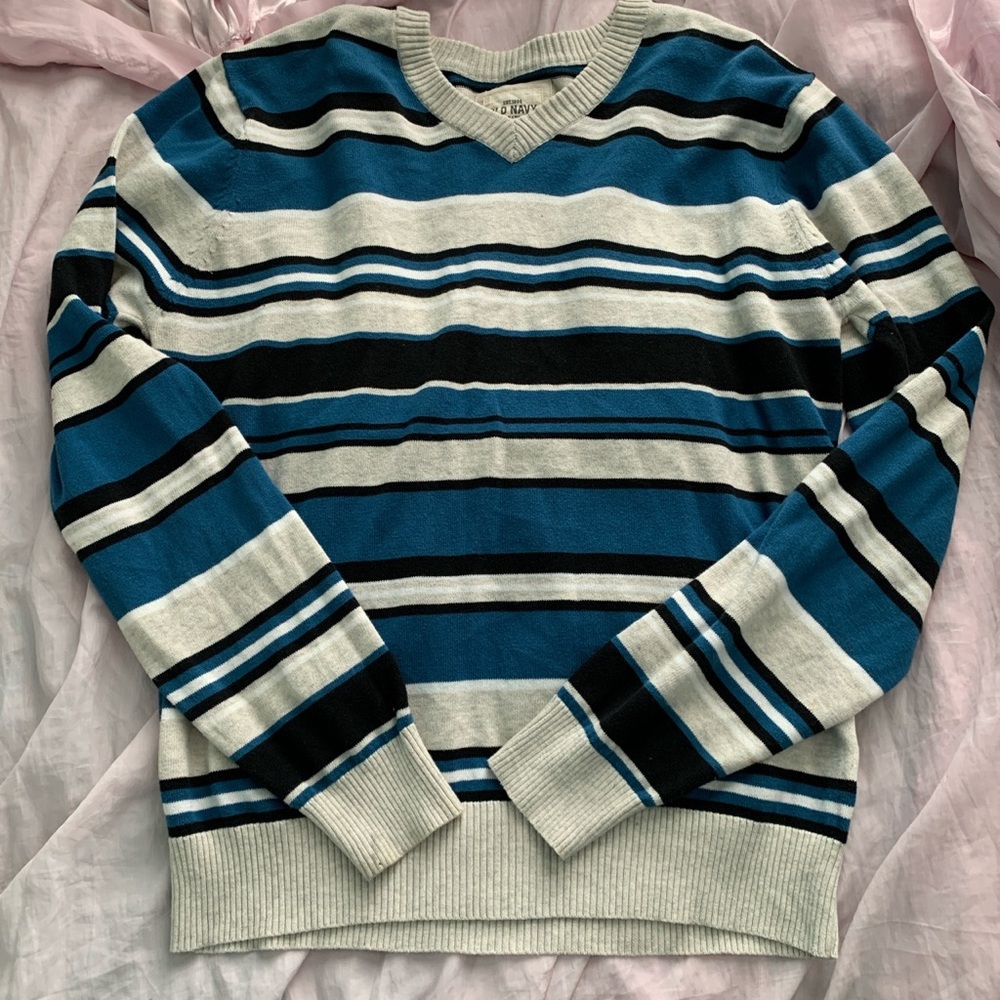 old navy striped sweater